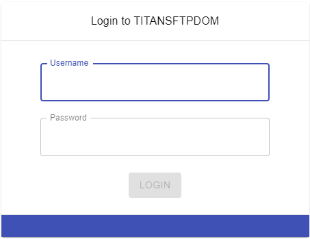A screenshot of a login formDescription automatically generated