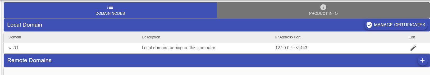 A blue and white rectangular object with textDescription automatically generated